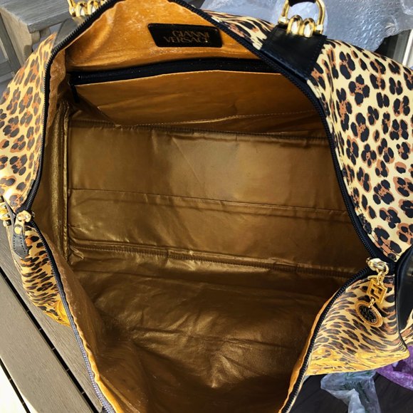 Versace Baroque Cheetah Duffle Bag - Picture 11 of 14
